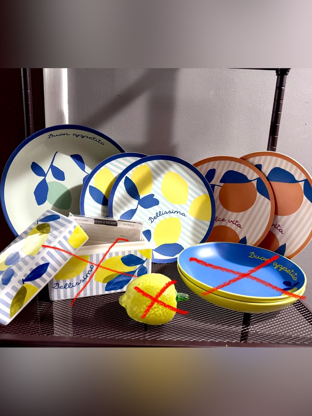 BUNDLE: Italian Themed Dinnerware & Serveware 🍋🍊🇮🇹